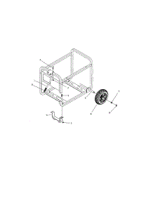 Wheel Kit parts for Briggs & Stratton Generator 030241 from AppliancePartsPros.com