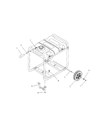 Wheel Kit parts for Briggs & Stratton Generator 030319 from AppliancePartsPros.com
