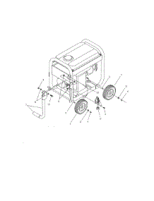 Wheel Kit parts for Briggs & Stratton Generator 030335-0 from AppliancePartsPros.com