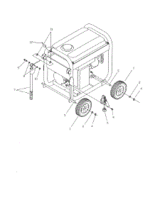 Wheel Kit parts for Briggs & Stratton Generator 030336-0 from AppliancePartsPros.com