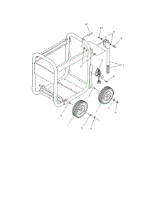Wheel Kit parts for Briggs & Stratton Generator 030337-0 from AppliancePartsPros.com