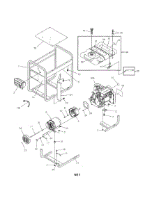 Main Unit parts for Briggs & Stratton Generator 030422-0 from AppliancePartsPros.com