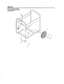 Wheel Kit parts for Briggs & Stratton Generator 030422-1 from AppliancePartsPros.com