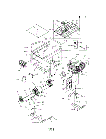 Main Unit parts for Briggs & Stratton Generator 030451-0 from AppliancePartsPros.com