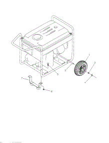 Wheel Kit parts for Briggs & Stratton Generator 030451-0 from AppliancePartsPros.com