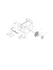 Wheel Kit parts for Briggs & Stratton Generator 030471-0 from AppliancePartsPros.com
