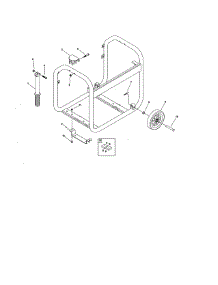 Wheel Kit parts for Briggs & Stratton Generator 030550-01 from AppliancePartsPros.com