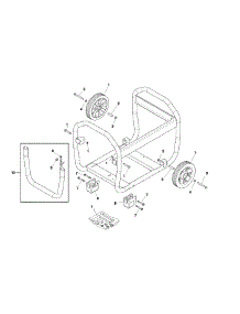 Wheel Kit parts for Briggs & Stratton Generator 030730-00 from AppliancePartsPros.com