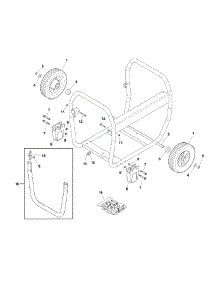 Wheel Kit parts for Briggs & Stratton Generator 030732-00 from AppliancePartsPros.com