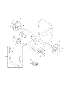 Wheel Kit parts for Briggs & Stratton Generator 030790-00 from AppliancePartsPros.com