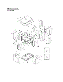Enclosure parts for Briggs & Stratton Generator 040336-00 from AppliancePartsPros.com