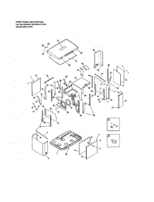 Enclosure parts for Briggs & Stratton Generator 040346-00 from AppliancePartsPros.com