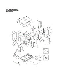 Enclosure parts for Briggs & Stratton Generator 040392-00 from AppliancePartsPros.com