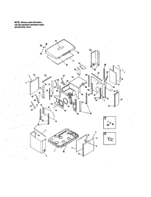 Enclosure parts for Briggs & Stratton Generator 040393-00 from AppliancePartsPros.com
