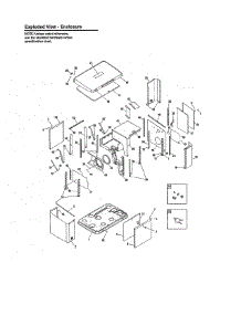 Enclosure parts for Briggs & Stratton Generator 040395-00 from AppliancePartsPros.com