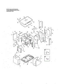 Enclosure parts for Briggs & Stratton Generator 040396-00 from AppliancePartsPros.com