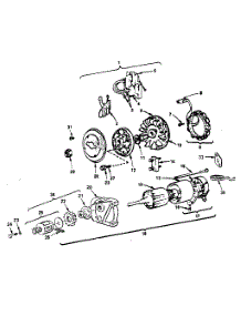 Starter Motor Group parts for Briggs & Stratton Lawn & Garden Engine 0749-01 from AppliancePartsPros.com