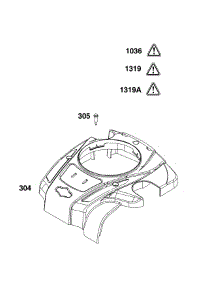 Blower Housing parts for Briggs & Stratton Lawn & Garden Engine 093J02-0139-F1 from AppliancePartsPros.com