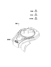 Blower Housing parts for Briggs & Stratton Lawn & Garden Engine 09P702-0243-F1 from AppliancePartsPros.com