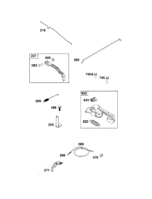 Controls parts for Briggs & Stratton Lawn & Garden Engine 09P702-0243-F1 from AppliancePartsPros.com