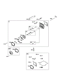 Cylinder Head parts for Briggs & Stratton Lawn & Garden Engine 09P702-0243-F1 from AppliancePartsPros.com