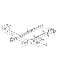 Subframe parts for Craftsman Lawn Tractor Attachment 100265120 from AppliancePartsPros.com