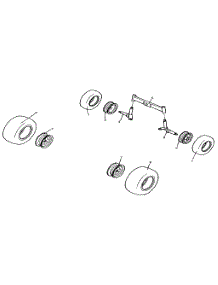 Spindles And Wheels parts for Craftsman Lawn Tractor Attachment 100265120 from AppliancePartsPros.com