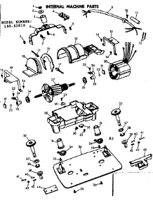 Internal Machine Parts parts for Kenmore Floor Scrubber Polisher 100.82810 (10082810, 100 82810) from AppliancePartsPros.com
