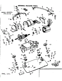 Internal Machine Parts parts for Kenmore Floor Scrubber Polisher 100.83400 (10083400, 100 83400) from AppliancePartsPros.com