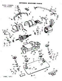 Internal Machine Parts parts for Kenmore Floor Scrubber Polisher 100.83600 (10083600, 100 83600) from AppliancePartsPros.com