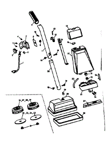 External Machine Parts parts for Kenmore Floor Scrubber Polisher 100.84400 (10084400, 100 84400) from AppliancePartsPros.com