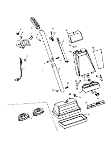 Unit Parts parts for Kenmore Carpet Cleaner 100.86550 (10086550, 100 86550) from AppliancePartsPros.com