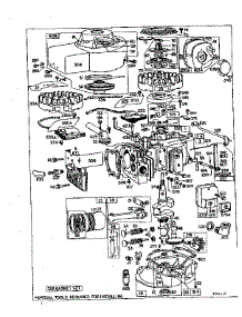 Engine parts for Briggs & Stratton Lawn & Garden Engine 100902 TO 100999 (0010 - 0040) from AppliancePartsPros.com