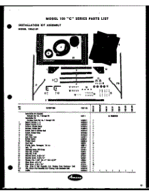 Installation Kit Assembly (100Lc-2P) (100Lcs-2P) (100C-2P) (100C-3P) (100C-8P) (100C-2Ph) (100C-3Ph) parts for Amana Room Air Conditioner 100LCS-2P from AppliancePartsPros.com