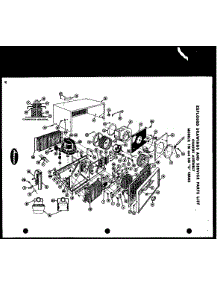 (150C-3P) (150C-8P) (200C-3P) (200C-8P) (150C-3Ph) (200C-3Ph) parts for Amana Room Air Conditioner 100LCS-2P from AppliancePartsPros.com