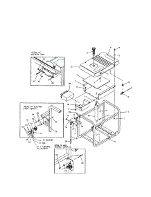 Frame parts for Generac Generator 1019-3 from AppliancePartsPros.com