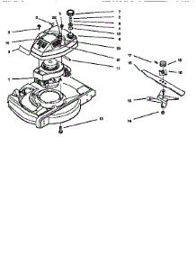 Fuel Tank And Blade Assembly parts for Lawnboy Gas Walk-Behind Mower 10201-5900001 TO 5999999 from AppliancePartsPros.com