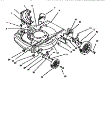 Deck And Wheel Assembly parts for Lawnboy Gas Walk-Behind Mower 10201-5900001 TO 5999999 from AppliancePartsPros.com