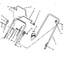 Handle Assembly parts for Lawnboy Gas Walk-Behind Mower 10201-5900001 TO 5999999 from AppliancePartsPros.com