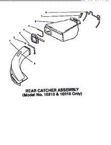 Rear Catcher Assembly parts for Lawnboy Gas Walk-Behind Mower 10202-5900001-5999999 from AppliancePartsPros.com