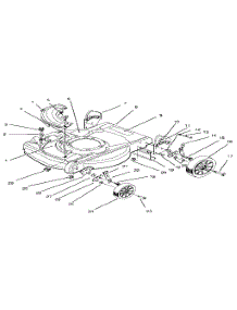 Deck & Wheel Assembly (Hand Push) parts for Lawnboy Gas Walk-Behind Mower 10210-3900001 AND UP from AppliancePartsPros.com