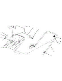 Handle Assembly parts for Lawnboy Gas Walk-Behind Mower 10210-3900001 AND UP from AppliancePartsPros.com