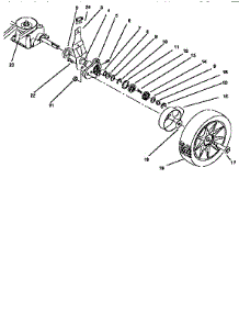 Rear Axle Assembly parts for Lawnboy Gas Walk-Behind Mower 10210-4900001 TO 4999999 from AppliancePartsPros.com