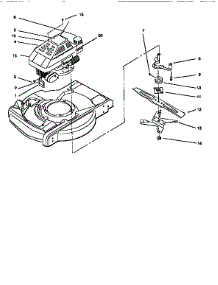 Fuel Tank And Blade Assembly parts for Lawnboy Gas Walk-Behind Mower 10210-5900001-5999999 from AppliancePartsPros.com