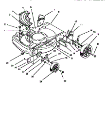 Deck And Wheel Assembly parts for Lawnboy Gas Walk-Behind Mower 10210-5900001-5999999 from AppliancePartsPros.com