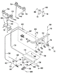 Gas Control Section parts for Kenmore Gas Range 102.25(1988) (10225(1988), 102 25(1988)) from AppliancePartsPros.com