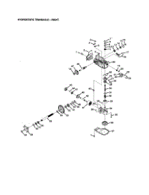 Hydrostatic Transaxle - Right parts for Craftsman Front-Engine Lawn Tractor 102273920 from AppliancePartsPros.com