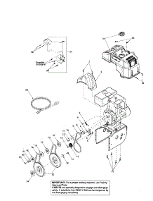 Engine Shroud / Auger Pulley parts for Troy-Bilt Gas Snowblower 1028 from AppliancePartsPros.com