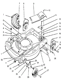 Deck & Wheel Assembly (Self Propelled) parts for Lawnboy Gas Walk-Behind Mower 10301-3900001 AND UP from AppliancePartsPros.com