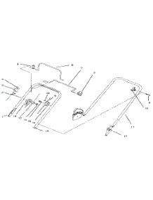 Handle Assembly parts for Lawnboy Gas Walk-Behind Mower 10301-3900001 AND UP from AppliancePartsPros.com